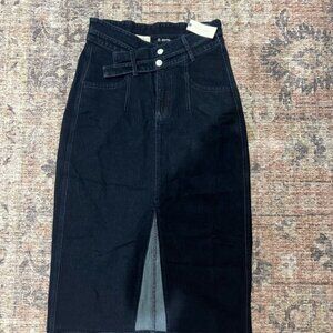Pilcro denim skirt